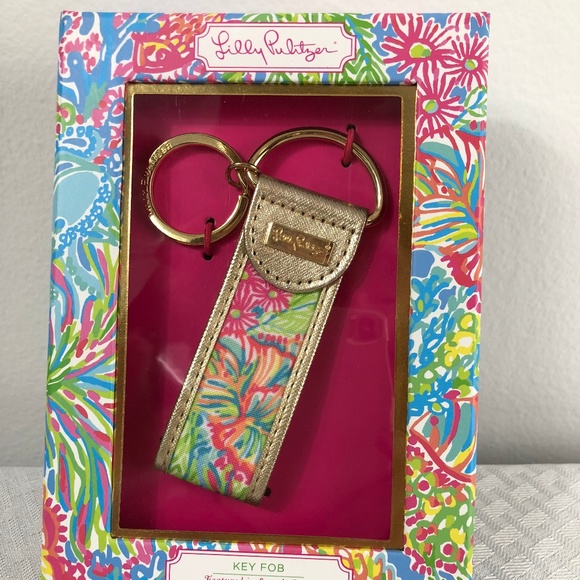 Lilly Pulitzer Accessories - Lilly Pulitzer Key Fob Lover's Coral